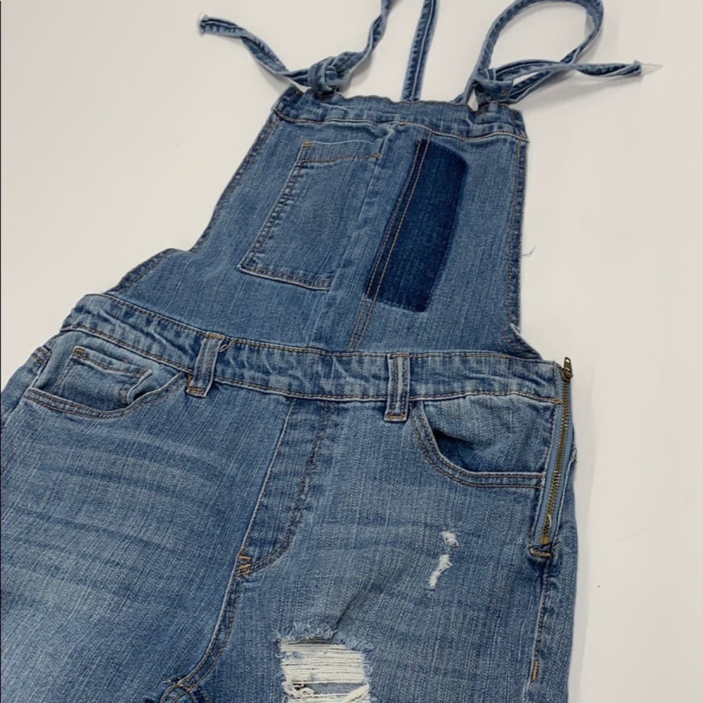 Denim overalls